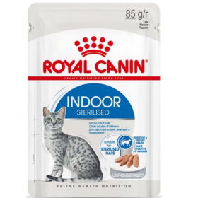 Royal Canin Indoor Strerilised Jelly - Пауч за кастрирани котки, живеещи за закрито 85g